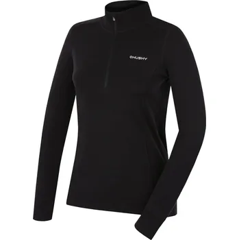 Dámská mikina Husky Dámská merino mikina Aron Zip L XL, black