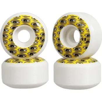 Kolečko na skateboard Toy Machine - All Seeing 100A, 52mm Yellow - skateboardová kolečka