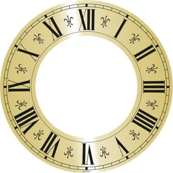 Eloxovaný hliníkový číselník - mezikruží - zlatý /52 - E29.4882.001658