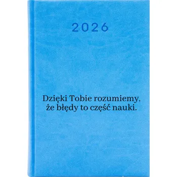 Kalendář Knižkový kalendář 2026 A5 FunnyCase modrý