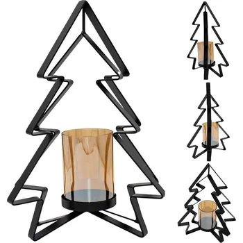 Svícen SVÍCEN KOVOVÝ 31,5CM STROMEČEK MICA