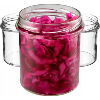 Sklenice Skleněná zavařovací sklenice 350 ml 10 kusů