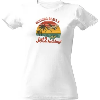 Dámské tričko Tričko s potiskem Nothing beats a Jet2 holiday! dámské