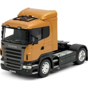 Welly SCANIA R470 TAHAČ 1:32 oranžový