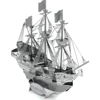 RC model ostatní Metal Earth Luxusní ocelová stavebnice Golden Hind