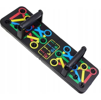 Deska na madla na kliky, posilovací prkno na kliky + odporové gumy