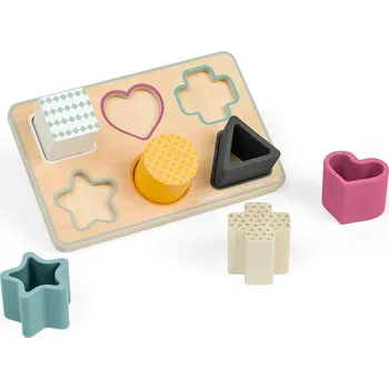 Bigjigs Toys Vkládací puzzle Tvary
