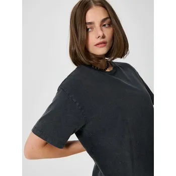 Dámská móda Tričko s&nbsp;kulatým výstřihem - XS - House - tmavošedý - 121BK-90X