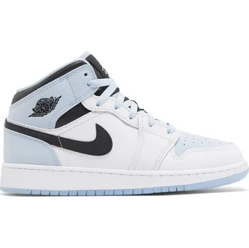 Dámská móda Air Jordan 1 Mid SE GS 'White Ice Blue' Velikost: 38