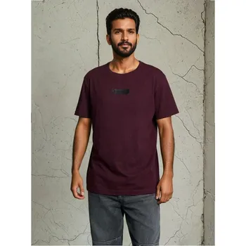 Oblečení a móda Sinsay - Bavlněné oversize tričko s potiskem - kaštanová - 833GP-83X - 833GP-83X-2XL