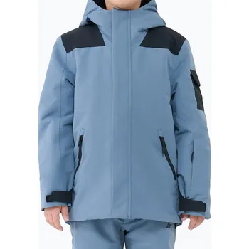 Chlapecká bunda Dětská snowboardová bunda 4F M0838 denim
