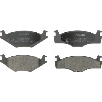 Brzdová destička Brzdové destičky přední ABE C1W013ABE