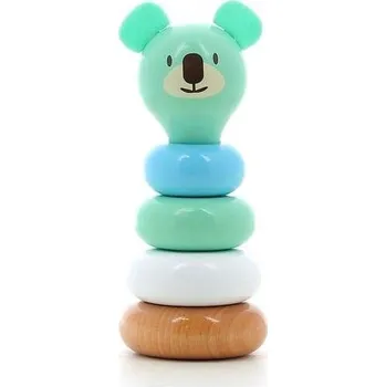 Dřevěná hračka Vilac Dřevěná nasazovací věž koala Alice