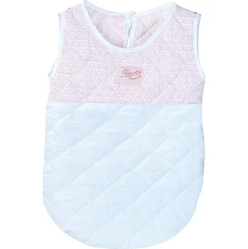 Panenka Petitcollin Spací pytel růžovo-bílý (pro panenku 36-40 cm)