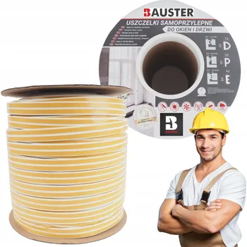 Těsnění do okna a dveří Těsnění PROFIL "P" 100M BÍLÉ ODHLUČŇOVACÍ TĚSNĚNÍ DO DVEŘÍ