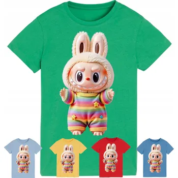 Chlapecké tričko DĚTSKÉ TRIČKO LABUBU SLADKÁ PŘÍŠERKA DÁREK K NAROZENINÁM VEL. 98 (2-3 ROKY)