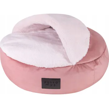 Pelíšek pro psa PETTO Minku Velvet Růžový pelíšek norka pro psa S