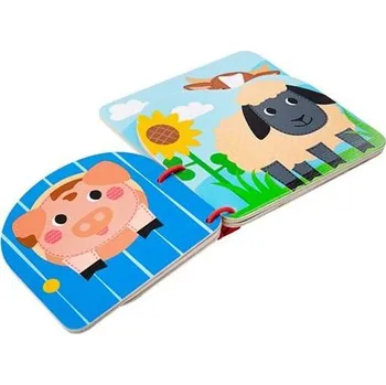 Dřevěná hračka Tidlo Dřevěná knížka farma