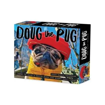 Kalendář Doug the Pug 2026 5.4 X 6.2 Box Calendar-USA (Kalendář)