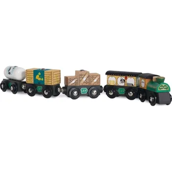 Vláček a vláčkodráha Le Toy Van Nákladní vlak Green
