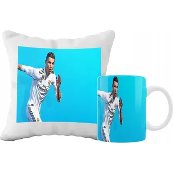 Polštář SADA HRNEK A POLŠTÁŘ CRISTIANO RONALDO - SKVĚLÝ TIP NA DÁREK - SUPER VZORY