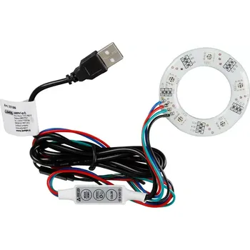 Vůně do auta Podsvícení osvěžovače koruna "King" 12/24V USB, RGB