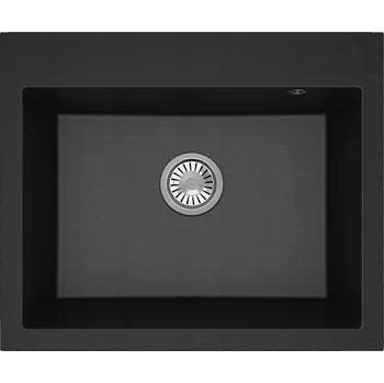 Granitový dřez Jednokomorový granitový dřez Brenor Martel 1K60 černý