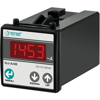 Digitální vestavěný panelový ampérmetr pro měření střídavých nepřímých proudů X/5 48 mm x 48 mm