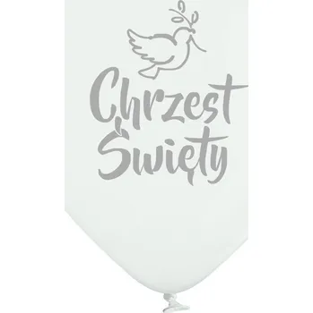 Balónek Balónky B-Balónky na křtiny bílé 5 ks