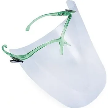 ochranné brýle Obroučka Standard zelená + 10 štítů (0,125 mm)