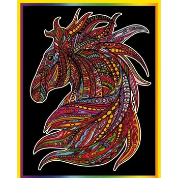 RC model ostatní Colorvelvet Sametový obrázek Kůň 47x35cm