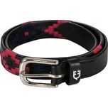 Pásek Equestro Polo S 75cm černá/tmavě modrá/tmavě růžová