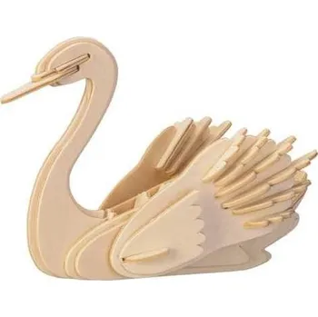 3D puzzle Woodcraft construction kit | Woodcraft Dřevěné 3D puzzle labuť