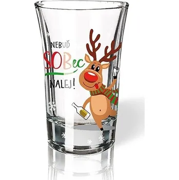 Dárkový potravinový koš Nekupto Zimní panák NEBUĎ SOBEC NALEJ. NWP