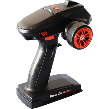 RC model auta RACE X6 - 5ch RC vysílač, MIX na pásová vozidla