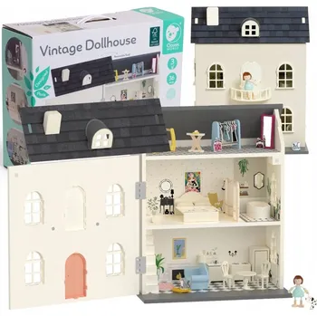 Domeček pro panenku Dřevěný Domeček pro Panenky Vintage CLASSIC WORLD