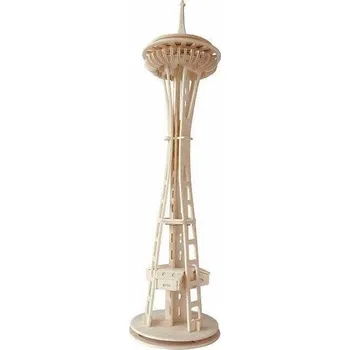 3D puzzle Woodcraft construction kit | Woodcraft Dřevěné 3D puzzle věž Seattle Tower
