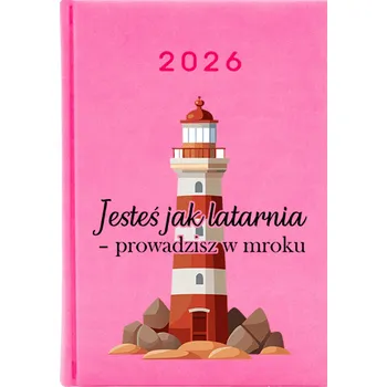 Kalendář Knižkový kalendář 2026 A5 FunnyCase růžový