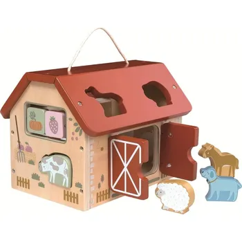 Dřevěná hračka 2Kids Toys Vkládačka Farma se zvířátky