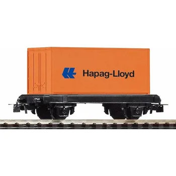 Vláček a vláčkodráha Piko myTrain® Plošinový vagon s kontejnérem DB - 57022