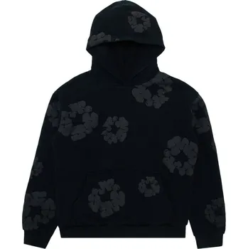 Pánská mikina Denim Tears Cotton Wreath Hooded Sweatshirt 'Black Monochrome' Velikost: L