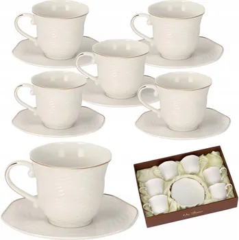 Šálek Oro Bianco porcelán 240 ml 6 ks
