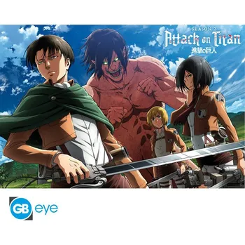 DVD film Attack on Titan Plakát Maxi - Ready to fight! 91,5 x 61 cm