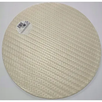 Talíř Dekorativní prostírání pod talíř 38 cm béžové