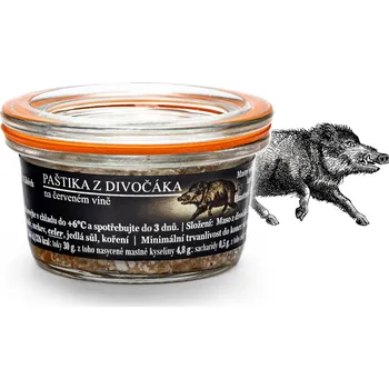 Mini Paštika z divočáka na červeném víně | Via Delicia