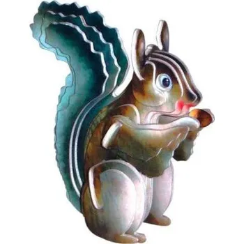 3D puzzle Woodcraft construction kit | Woodcraft Dřevěné 3D puzzle Veverka barevná