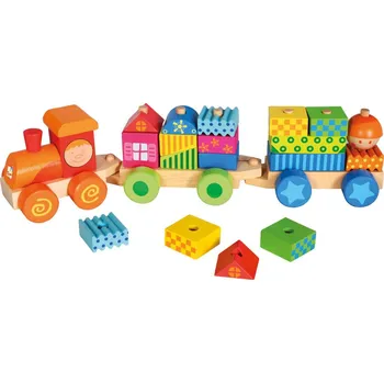 Vláček a vláčkodráha Bino Vláček s domečky