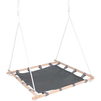 Hra na zahradu small foot Houpačka v dřevěném čtvercovém rámu