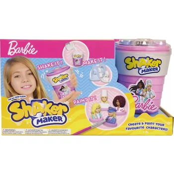 kreativní sada SHAKER MAKER BARBIE VYTVOŘ 4 FIGURKY BARBIE kreativní sada pro děti