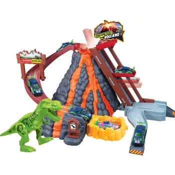 autodráha autodráha sopka s měnícím se autem